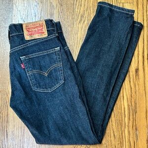 Levi's Men's Dark Indigo Slim Jeans 29”X30”